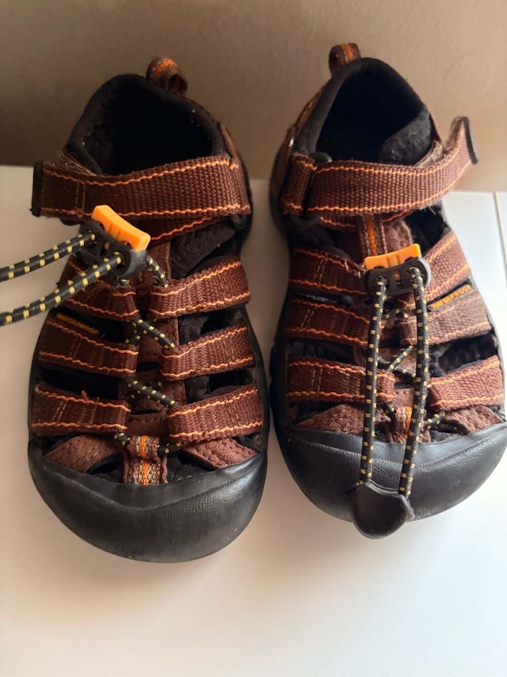 Keen Newport H2 Waterproof Closed-Toe Sandals Brown/Orange